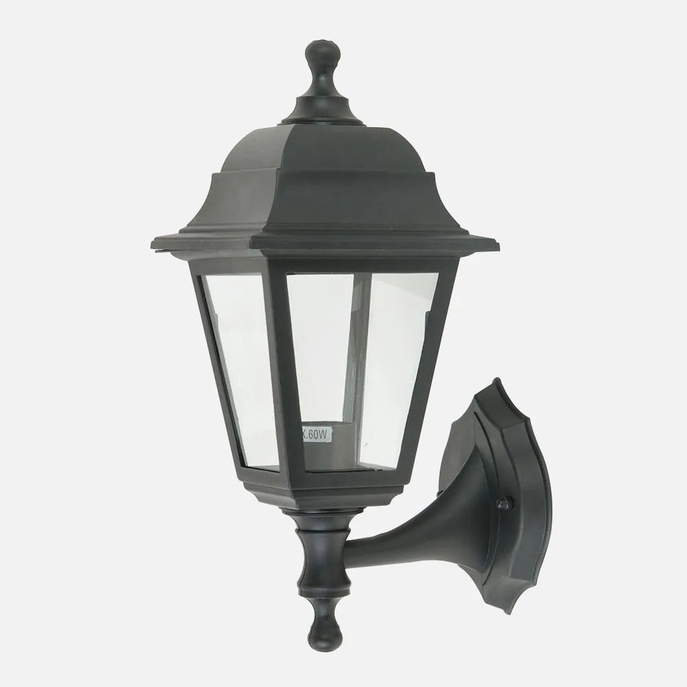 Aplique Exterior Albahaca 1xe27 Negro Ip44 Policarbonato 35x15x19,7 Cm