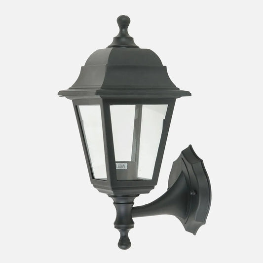 Aplique Exterior Albahaca 1xe27 Negro Ip44 Policarbonato 35x15x19,7 Cm