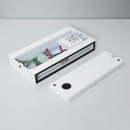 Aplique de Pared Exterior LED 10W Iluminación Doble Cara Rectangular Blanco Kaira