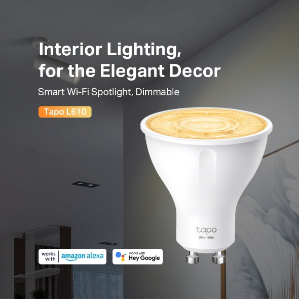 Bombilla LED Wi-Fi Inteligente GU10 (Luz Cálida)