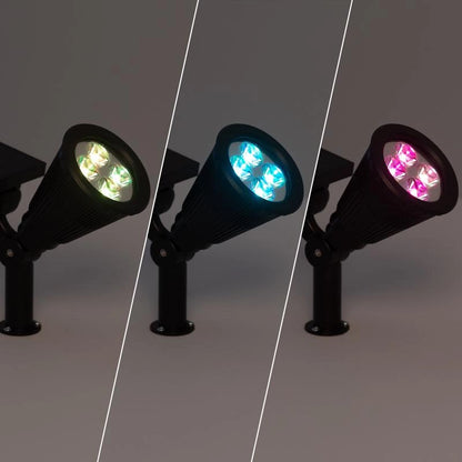 Foco Solar Exterior LED RGB con Pincho Meillion