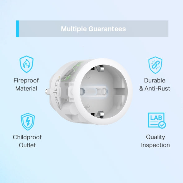 Tapo TP-Link P115 - Mini Enchufe Inteligente Wi-Fi con Monitoreo Energético, Programar el Encendido/Apagado, Ahorro Energía, Compatible con Alexa y Google Home, Color Blanco