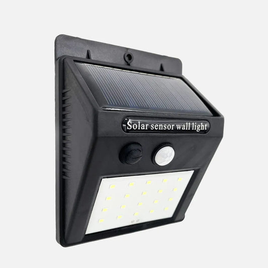 Aplique Solar 5000k Kira Negro 200 Lm Ip55 12,2x9,5x4,4 Cm Sensor Movimiento Crepuscular