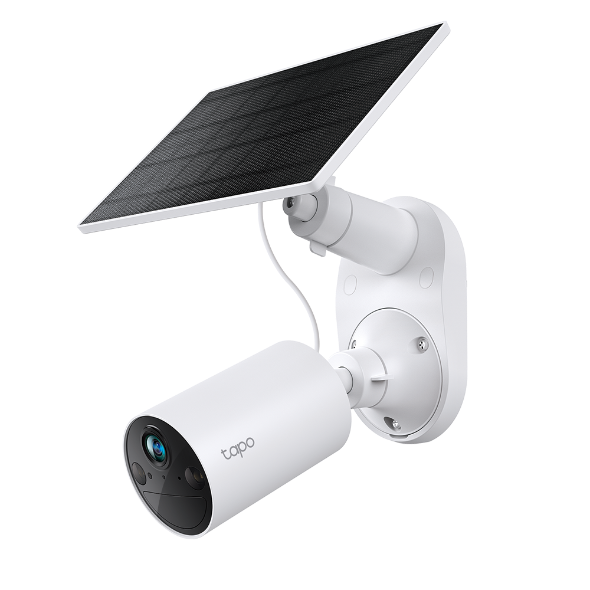Tapo C410 Kit - Cámara de vigilancia Solar con batería Exterior, Detección de Personas por IA, 2K 3 MP, visión Nocturna de Color, Memoria microSD, batería no extraíble de 6400mAh, Audio bidireccional