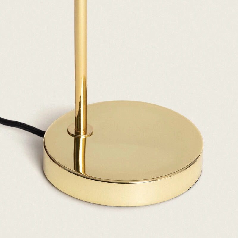 Lámpara de Mesa Metal y Cristal Baudelaire