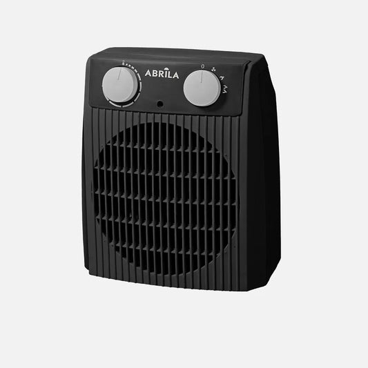 Termoventilador eléctrico Nairobi 2000 W Gris/Negro 2 ollas 3 funciones Protección individual Luz Ind. 22,9 x 19,4 x 13,3 cm