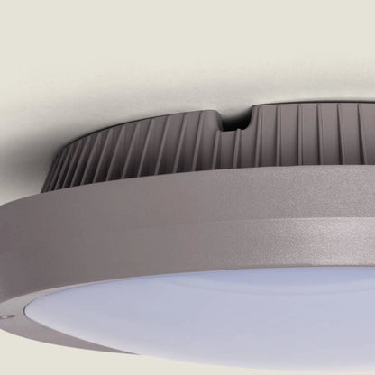 Plafón Circular para Exterior Ø300 mm IP65 Curio Gris