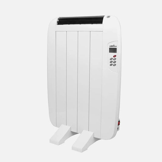 Emisor Termico Gaban 600w X en Aluminio Blanco Lcd Temporizador Mural/portatil 58,5x44x5,5 Cm