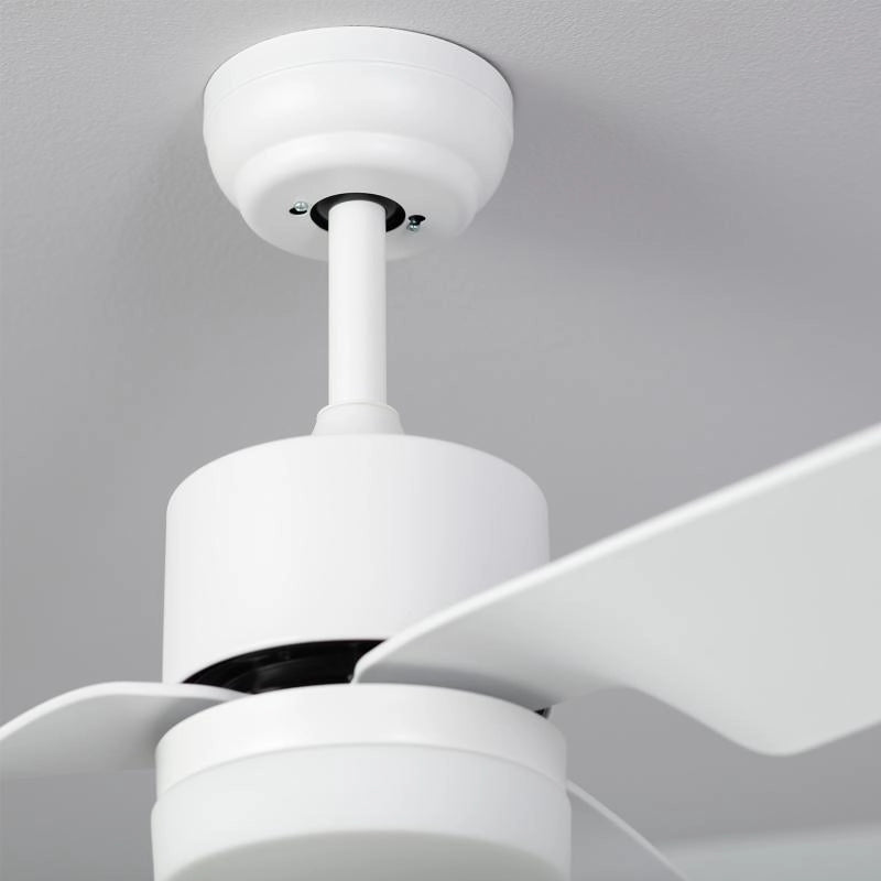 Ventilador de Techo Silencioso Minimal Blanco 132cm Motor DC