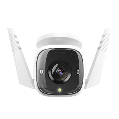 Tapo Camara Vigilancia WiFi Exterior,Cámara 2K 3MP sin batería,IP66 a Prueba de Agua y Polvo, hasta 30m Visión Nocturna, Detección de Movimiento & Alarma Instantánea,Admite Tarjeta SD de 128GB