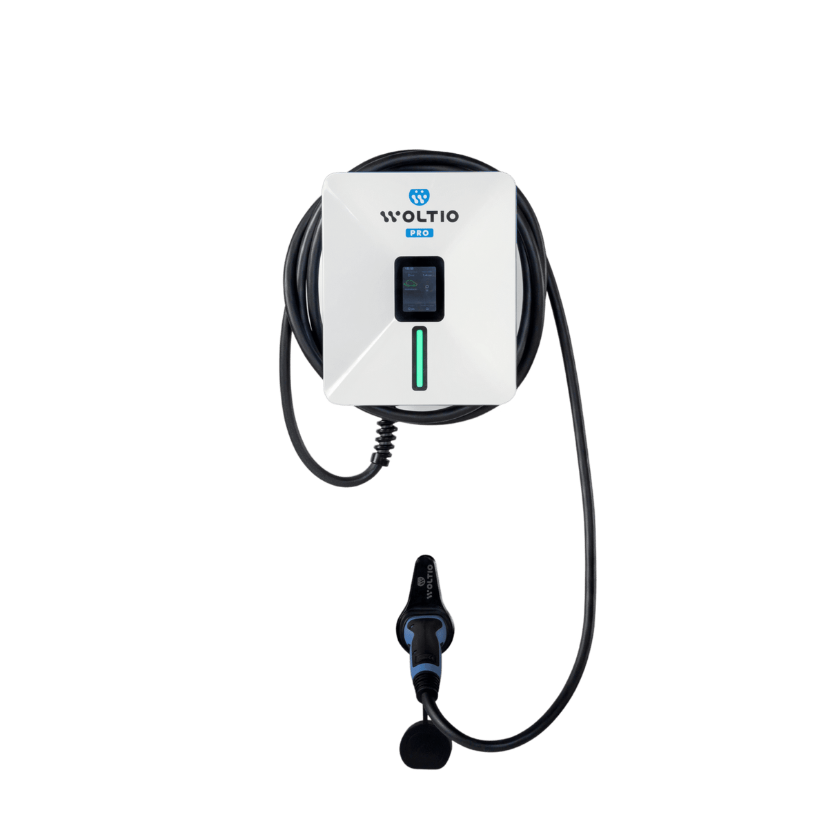 Cargador de Coche Eléctrico Woltio Plus – Marca Española con Control Inteligente y Monitorización por App