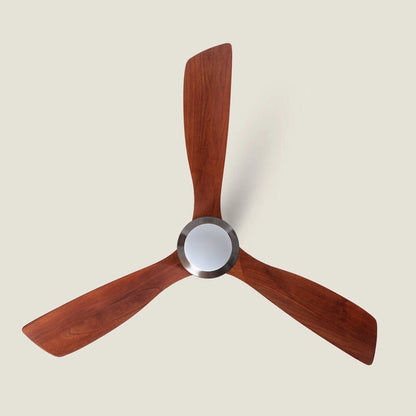 Ventilador de Techo Silencioso Forest Marrón 132cm Motor DC