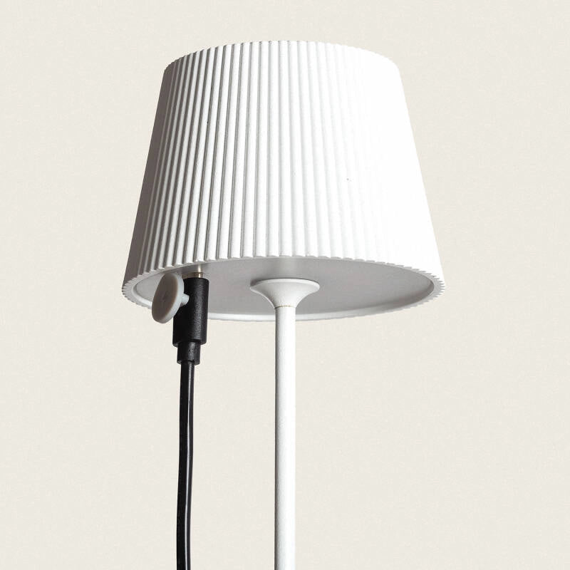 Lámpara de Mesa LED Portátil para Exterior Aluminio con Batería Recargable Willox