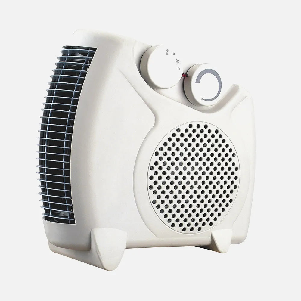 Termoventilador Elec.grato 2000w Blanco Vertical/horizontal 2potencias 3funciones Termostato Reg. Asa 26x12x26cm