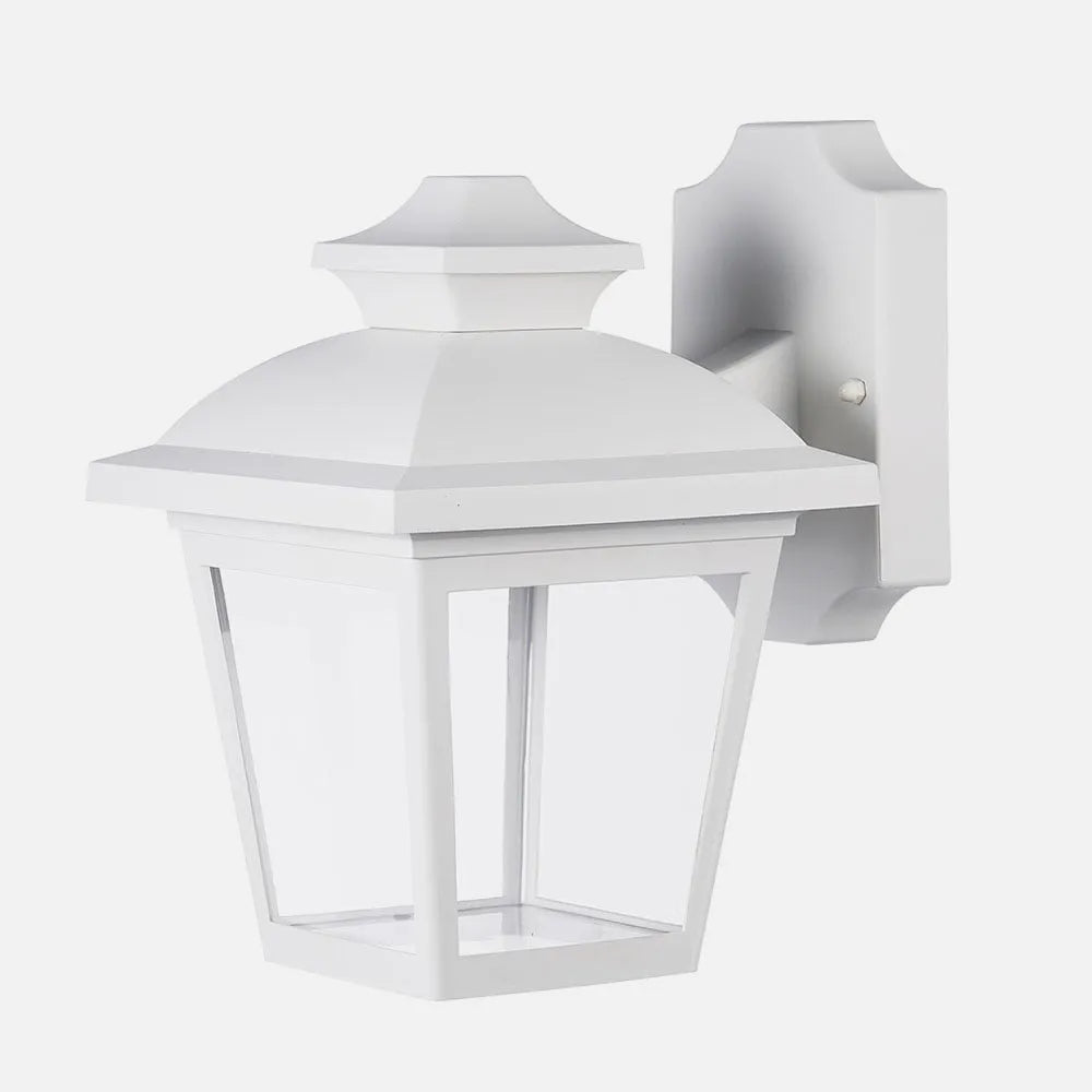Aplique Exterior Maca 1xe27 Blanco Ip44 Policarbonato 24,5x17x22,3 Cm