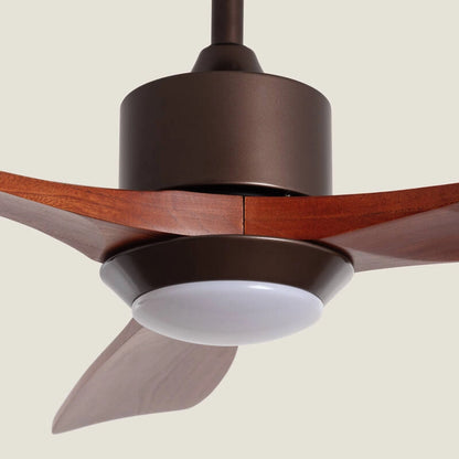 Ventilador de Techo Silencioso Forest Marrón 132cm Motor DC