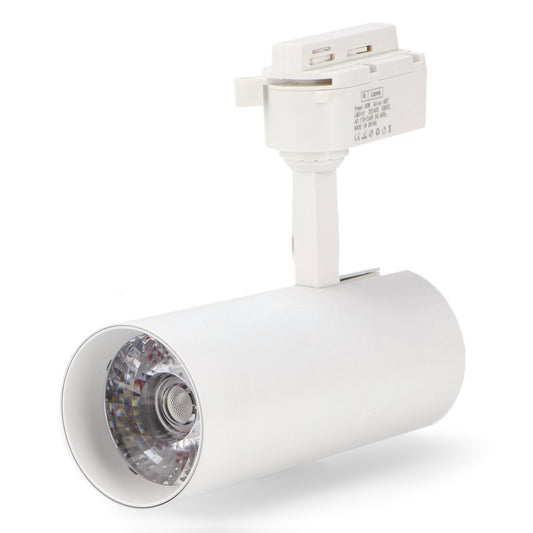 Foco led para carril white aras 30w monofasico cct cct