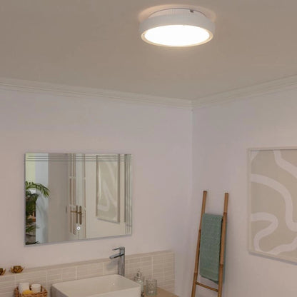 Plafón Circular para Exterior Ø300 mm IP65 Curio Blanco