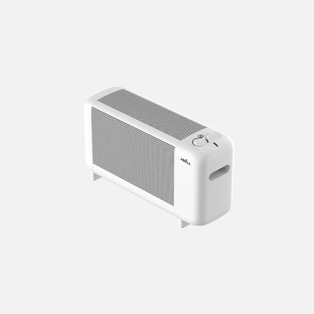 Radiador De Mica Pinsapo 1000w Blanco 2pot Antivuelco Luz Ind.protecc.seg.termost.reg.29x50x16cm