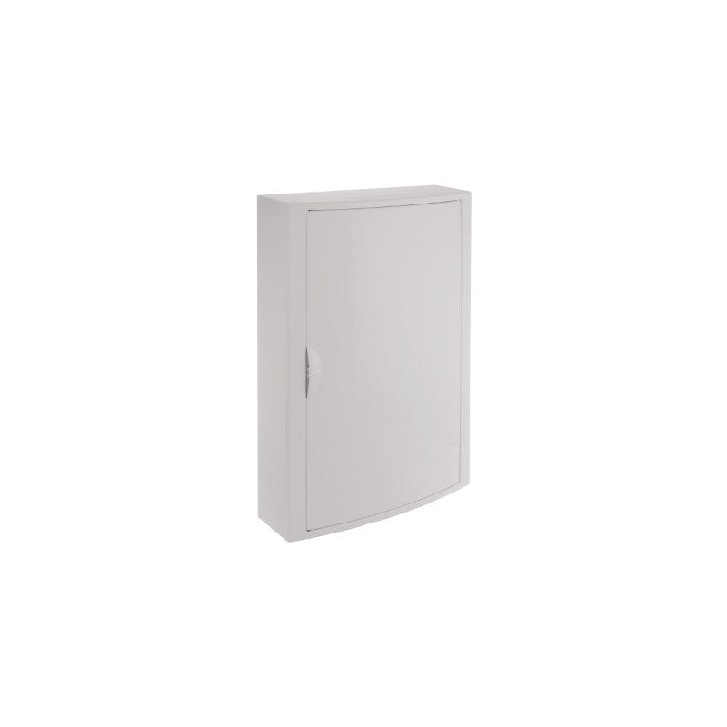 CAJA DISTRIBUCION SUPERFICIE 42 ELEMENTOS.3 FILAS COLOR BLANCO EXTERIORES 362X544X104 MM.