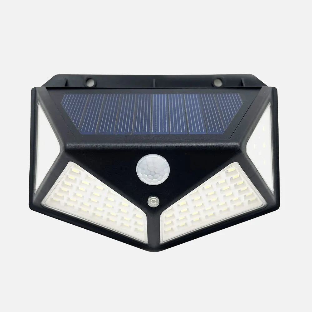 Aplique Solar 6000k Kira Negro 450lm Ip65 9,5x13,5x5cm Sensor Movimiento Crepuscular