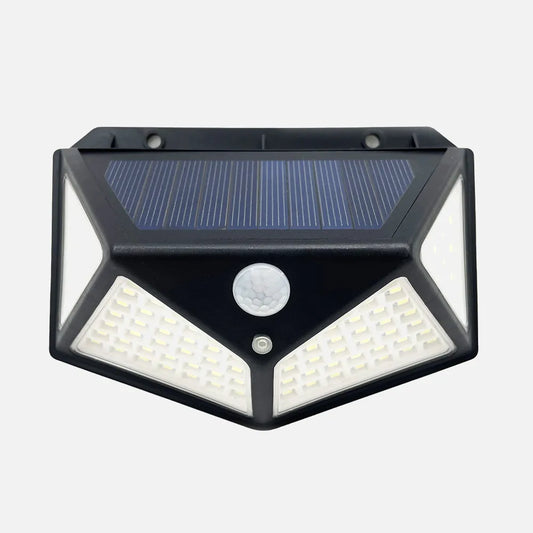 Aplique Solar 6000k Kira Negro 450lm Ip65 9,5x13,5x5cm Sensor Movimiento Crepuscular
