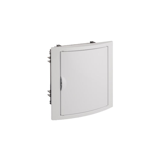 CAJA DISTRIBUCION EMPOTRAR 8 ELEMENTOS.MARCO/PUERTA BLANCOS DIMENSIONES P/EMPOTRAR 205X233X72 MM.