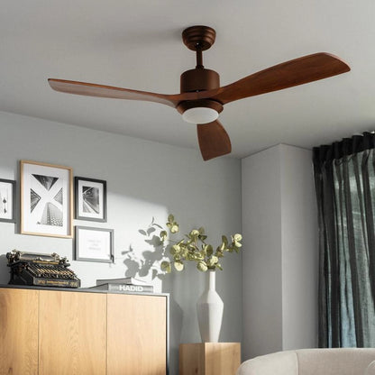 Ventilador de Techo Silencioso Forest Marrón 132cm Motor DC