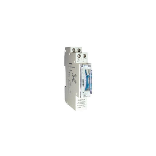 Interruptor horario modular electromecanico 1 modulo 230vac reserva 100h