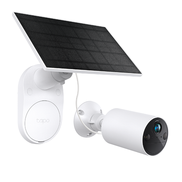Tapo C410 Kit - Cámara de vigilancia Solar con batería Exterior, Detección de Personas por IA, 2K 3 MP, visión Nocturna de Color, Memoria microSD, batería no extraíble de 6400mAh, Audio bidireccional