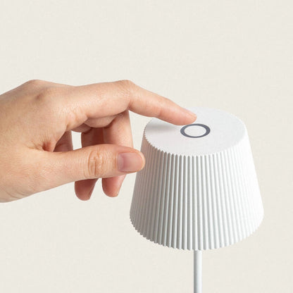 Lámpara de Mesa LED Portátil para Exterior Aluminio con Batería Recargable Willox