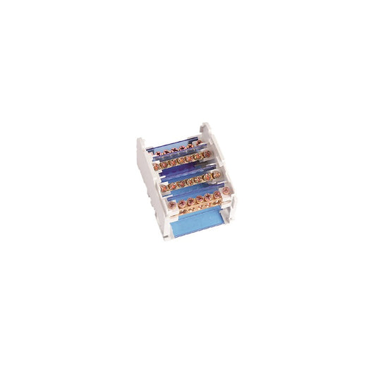 Repartidor de fases 2p 125a 5xø5.3mm + 2xø7.5mm