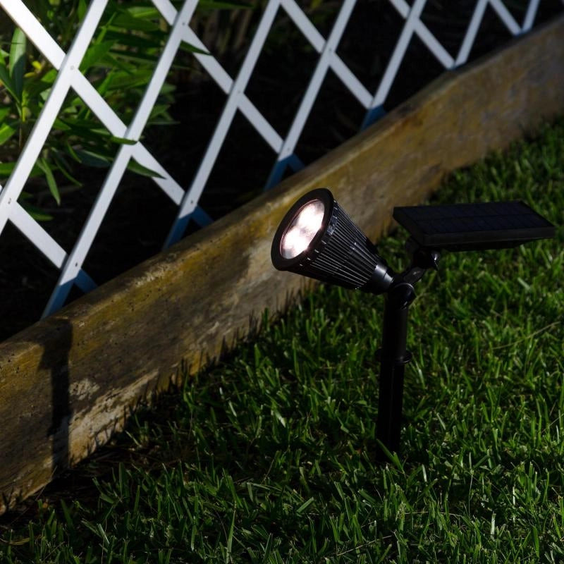 Foco Solar Exterior LED RGB con Pincho Meillion