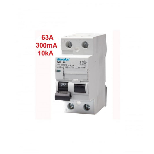 Diferencial 2P 63A 30mA AC | Protección Eléctrica E 10 kA