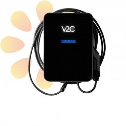 Cargador de coche eléctrico V2C Trydan 7.4kW Monofásico.