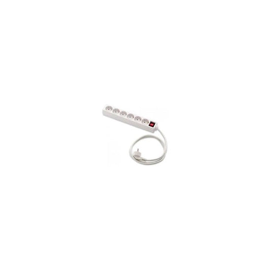 Base 6 tomas 3680w 16a-250 con ttl+interruptor p.1.5m