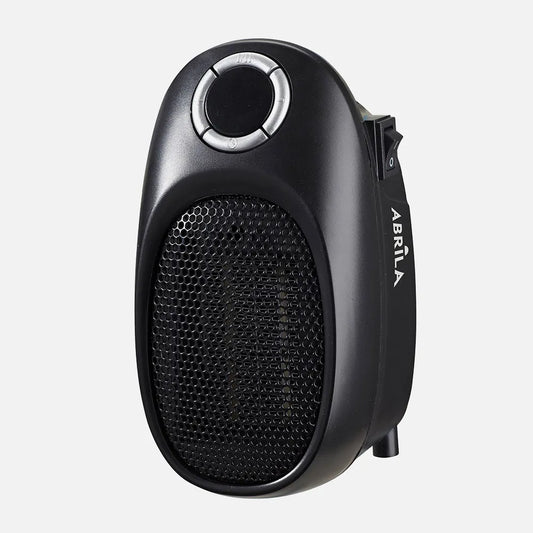 Mini Termoventilador Ceramico Malasia 500w Negro Temperatura Reg,temporizador Seguridad Display 16x9x12cm