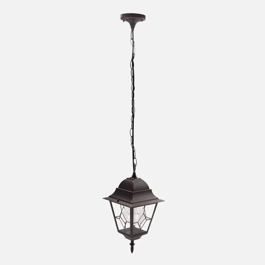 Lámpara Colgante Exterior Aluminio Bootes 1xe27 Marron Regx18,5x18,5 Cm Ip44