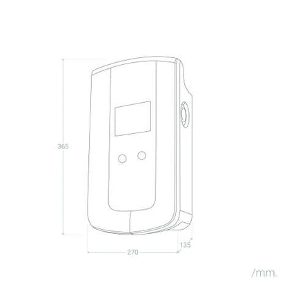 Cargador para Coche Eléctrico SMART WiFi 11-22kW Trifásico 5m