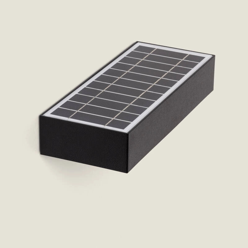Aplique de Pared Exterior LED 6W Karl Solar Negro