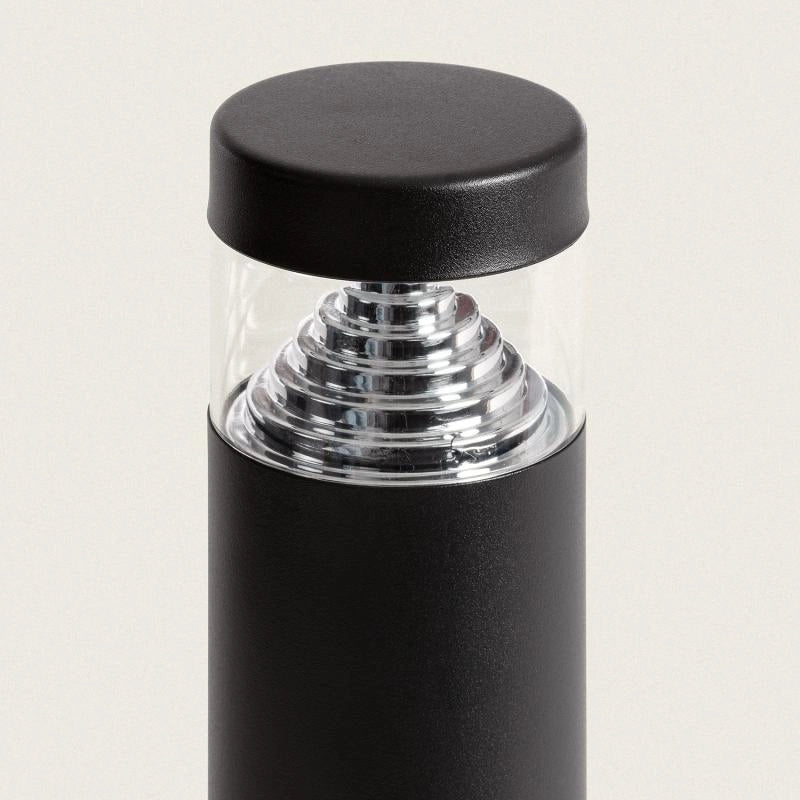 Baliza Exterior LED 5W Superficie Pie 30cm Inti Inox Negro
