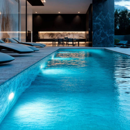 Foco Piscina Superficie LED Sumergible 12V AC/DC IP68 20W