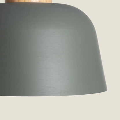Lámpara Colgante Metal y Madera Wawak