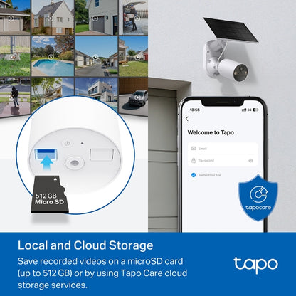 Tapo C410 Kit - Cámara de vigilancia Solar con batería Exterior, Detección de Personas por IA, 2K 3 MP, visión Nocturna de Color, Memoria microSD, batería no extraíble de 6400mAh, Audio bidireccional