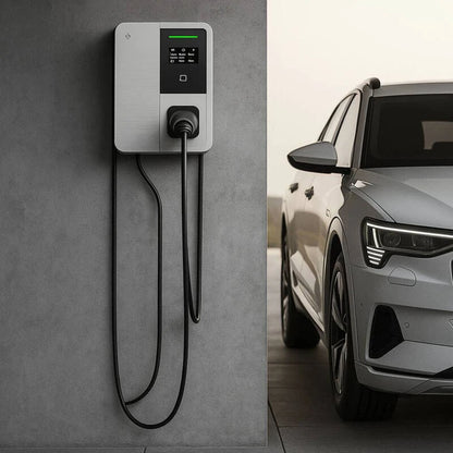 Cargador para Coche Eléctrico SMART Wifi RFID con Balanceador de Potencia 5m