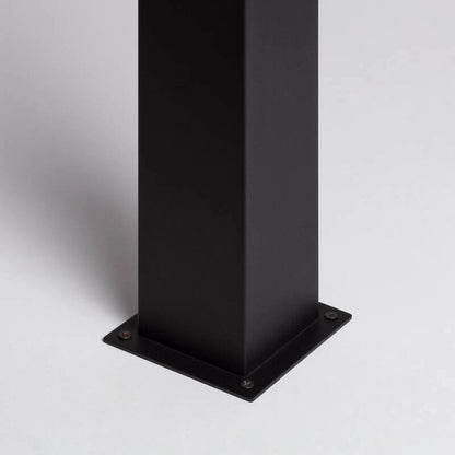 Baliza Exterior Superficie Pie 74cm Augusta Negra
