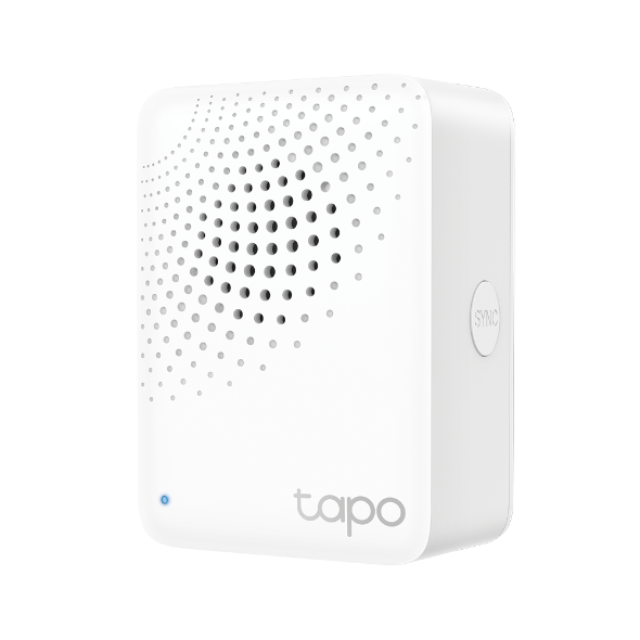 Tapo H100 – Concentrador Inteligente con 19 Tonos, Control centralizado del hogar Inteligente, conexión WiFi hasta 64 Dispositivos, Alarma Inteligente, Plug & Play