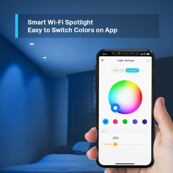 Tapo L630 Bombilla Inteligente GU10 LED, 3.7 W, Ahorro de Energía, Regulable 350 lm, Compatible con Alexa/Google Home, Multicolor, 1 Unidad (Paquete de 1)