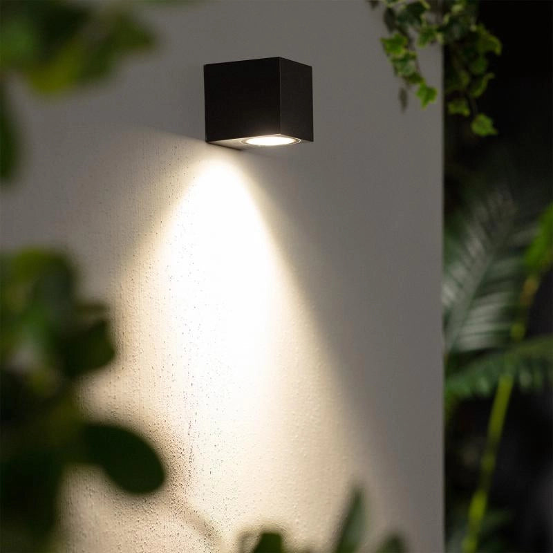 Aplique Exterior de Pared Miseno Negro