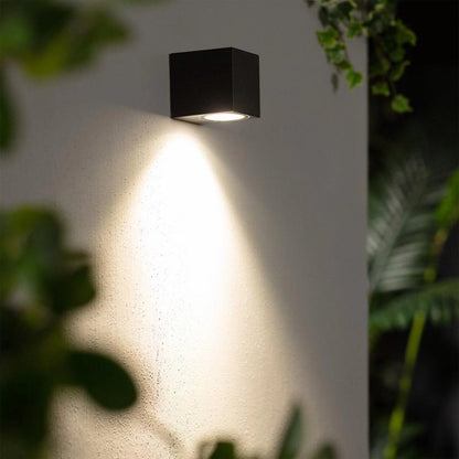 Aplique Exterior de Pared Miseno Negro